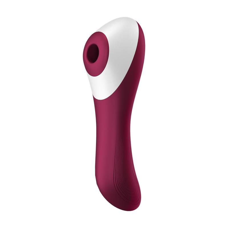 Dual Crush Vibrador y Succionador USB Rojo - Imagen 2