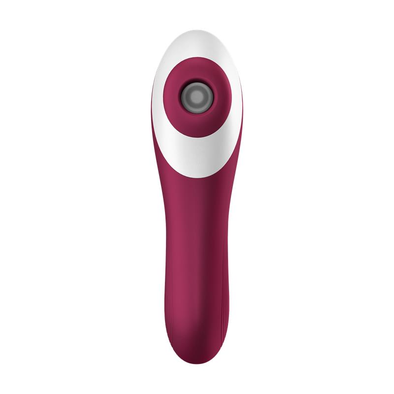 Dual Crush Vibrador y Succionador USB Rojo - Imagen 5
