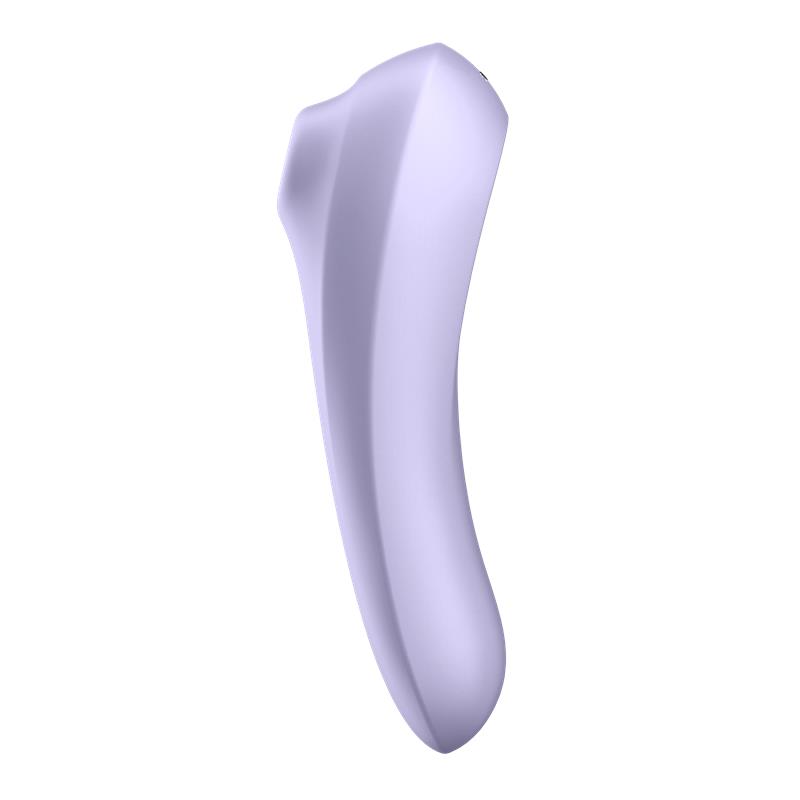 Dual Pleasure APP Vibrador y Succionador de Aire Pulsado Recargable Mauve - Imagen 2