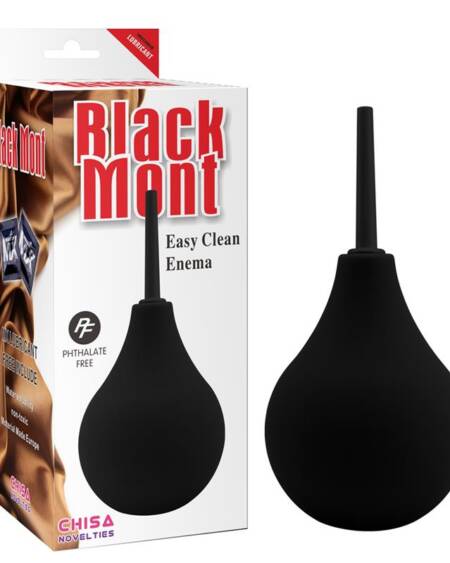 Ducha Anal Easy Clean 17 cm Negro