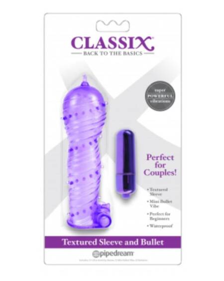 Duo Funda Texturizada y Mini Bala Purpura