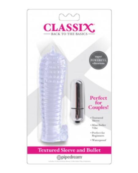 Duo Funda Texturizada y Mini Bala Transparente