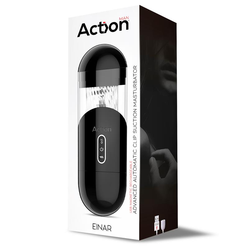 Einar Masturbador Avanzado Automático Efecto Succión y Vibración USB Magnético - Imagen 6