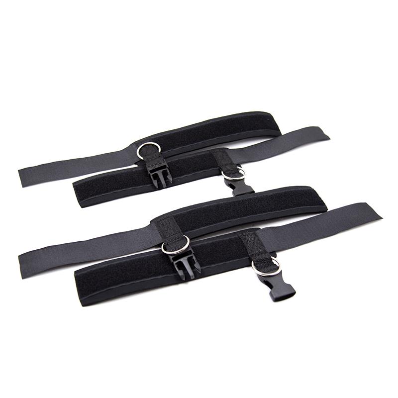 Esposas de Neopreno con Velcro Negro - Imagen 3