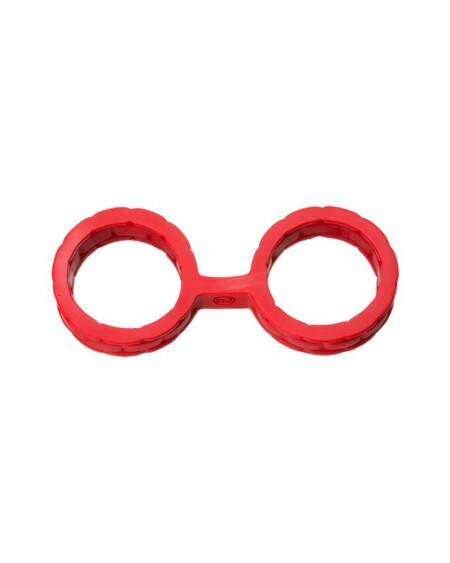 Esposas Japonesas para Bondage Silicona Premium Talla L Rojo
