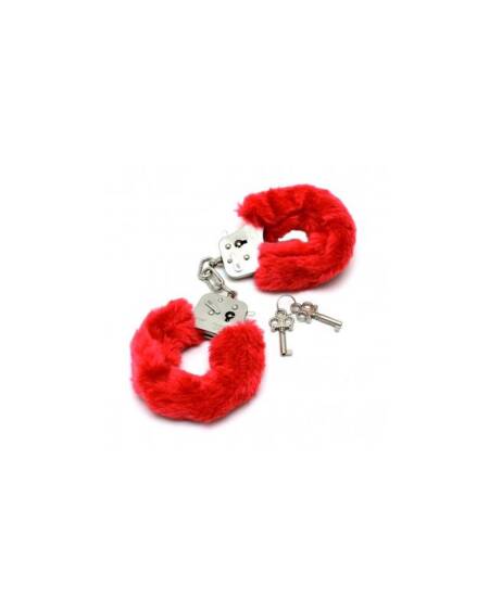 Esposas Metálicas con Pelo Rojo