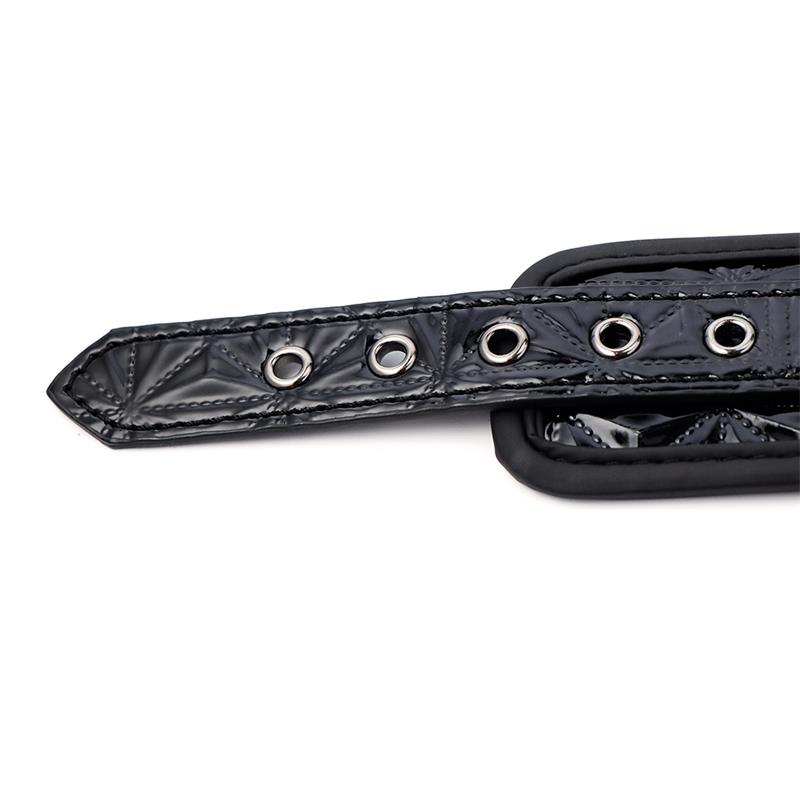 Esposas para Tobillo Ajustable Sapphire Cuero Vegano - Imagen 5