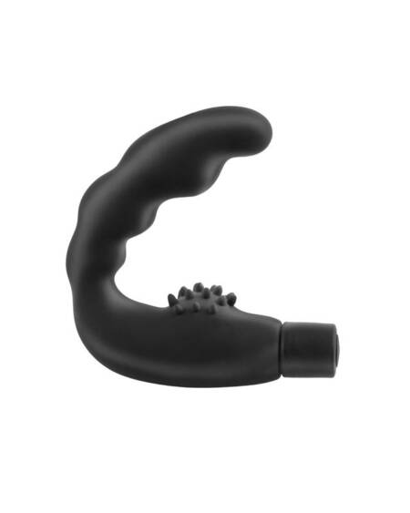 Estimulador Anal con Vibración Color Negro