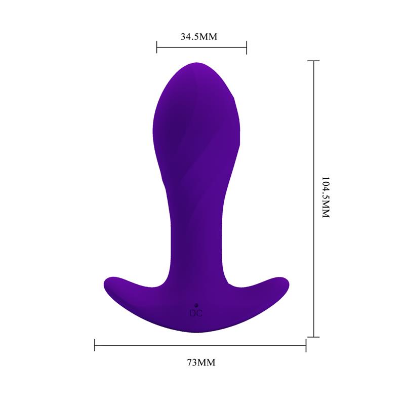 Estimulador Anal con Vibración Púrpura - Imagen 8