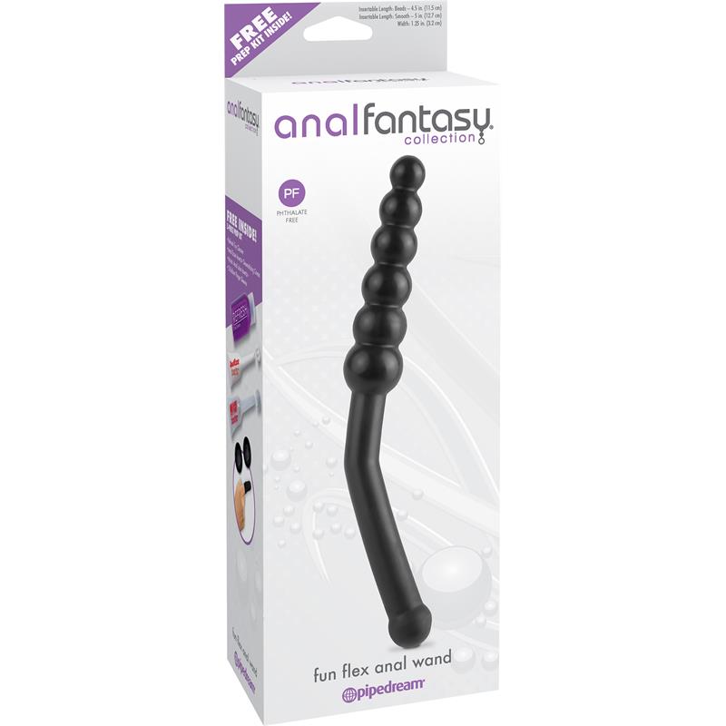 Estimulador Anal Fun Flex Anal Wand Negro - Imagen 3