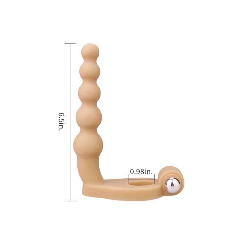 Estimulador Anal The Ultra Soft Bead 6.5 con Vibración Natural - Imagen 6