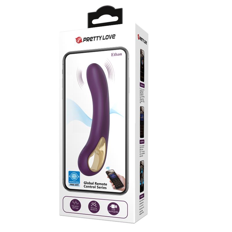Ethan Vibrador con APP Púrpura - Imagen 18