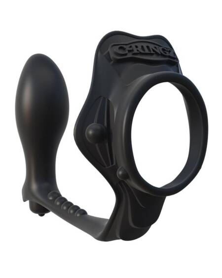 Fantasy C-Ringz Anillo con Plug Anal Pesado Color Negro