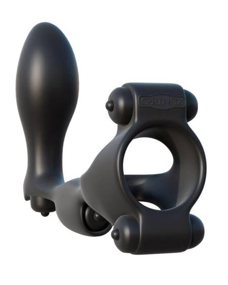 Fantasy C-Ringz Anillo con Plug Anal Ultimate Negro