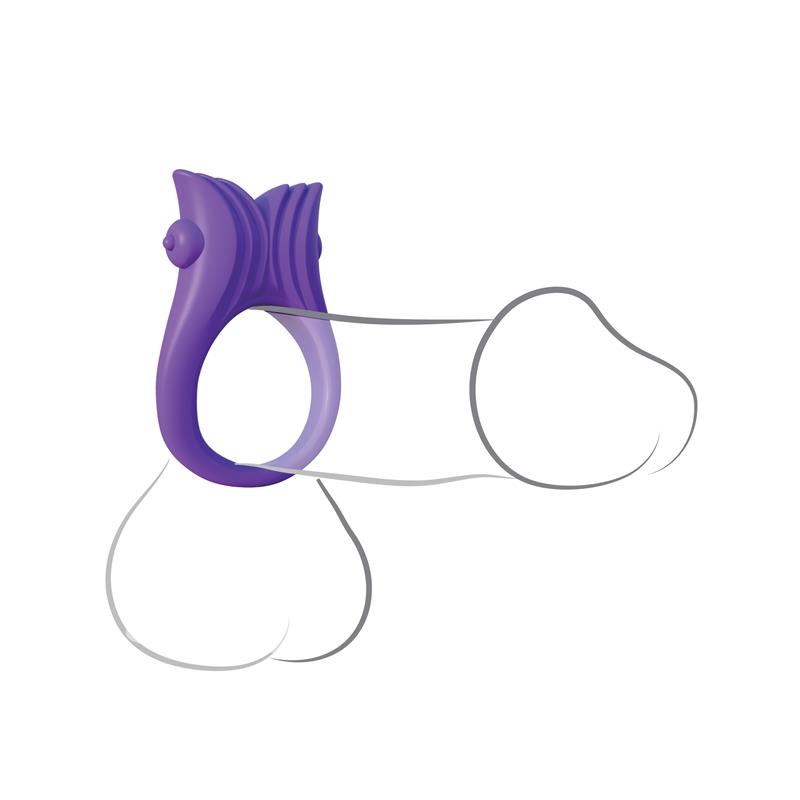 Fantasy C-Ringz Anillo de Silicona Venus Love Púrpura - Imagen 2