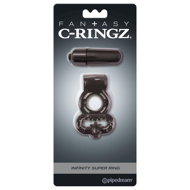 Fantasy C-Ringz Anillo Infinity Negro - Imagen 2