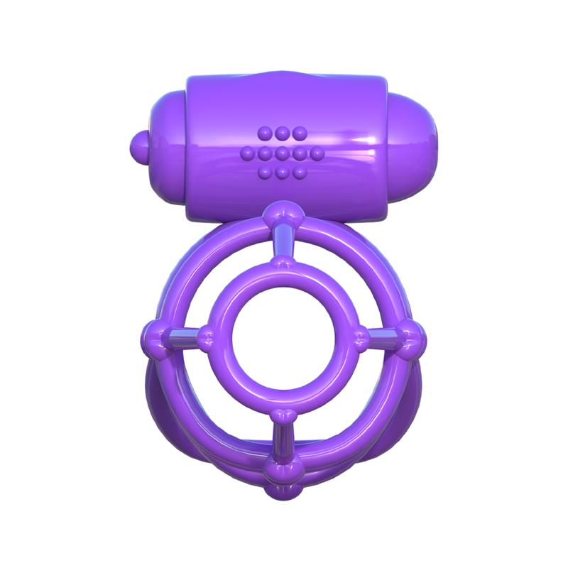 Fantasy C-Ringz Anillo Vibrador Jaula del Clímax Púrpura - Imagen 4