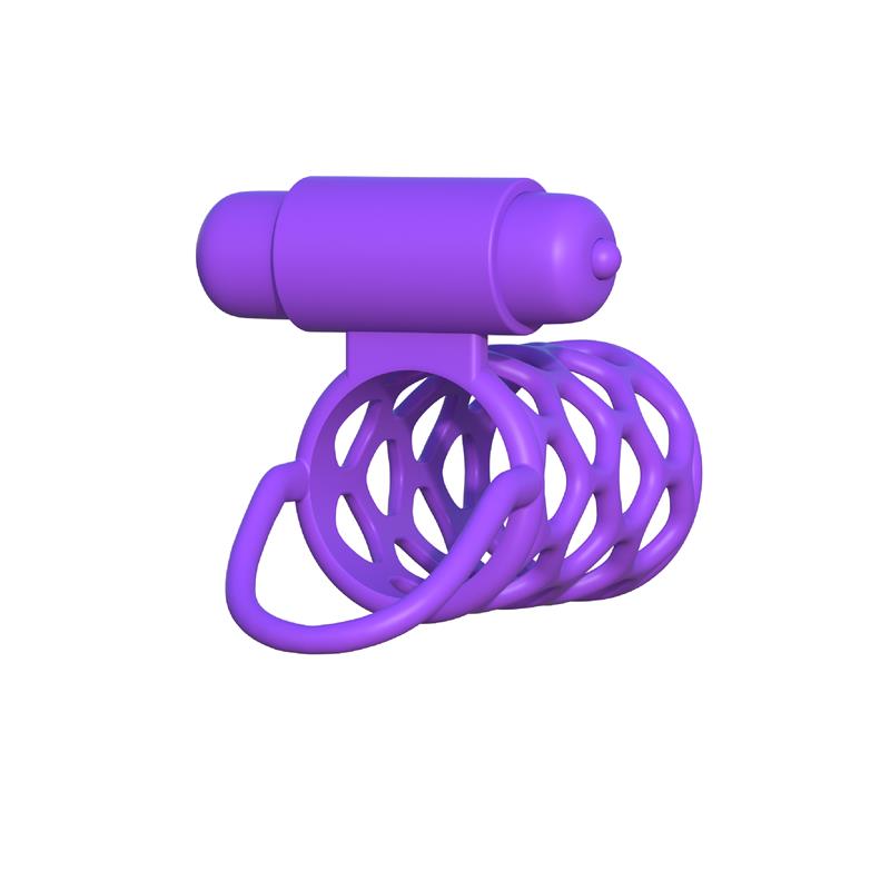 Fantasy C-Ringz Anillo Vibrador Jaula para Parejas Púrpura - Imagen 7