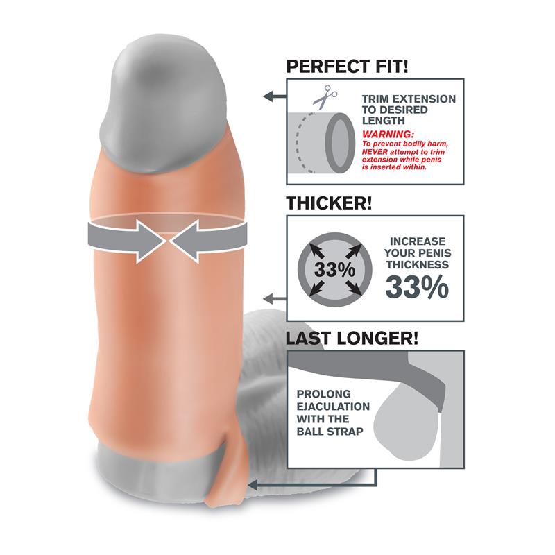 Fantasy X-tensions  Real Feel Potenciador XL - Color Natural - Imagen 2