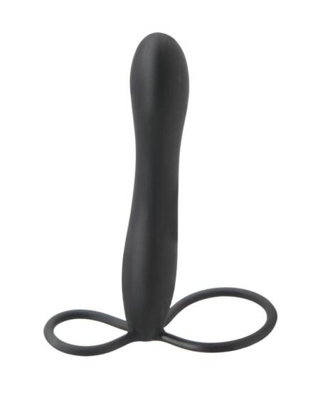 Fetish Fantasy Elite Double Trouble Dildo con Correa Negro