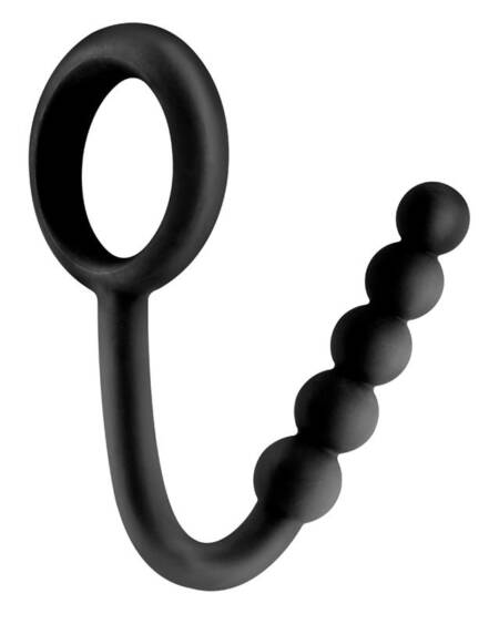 Fetish Fantasy Elite Perlas Anales con Anillo Testicular Negro