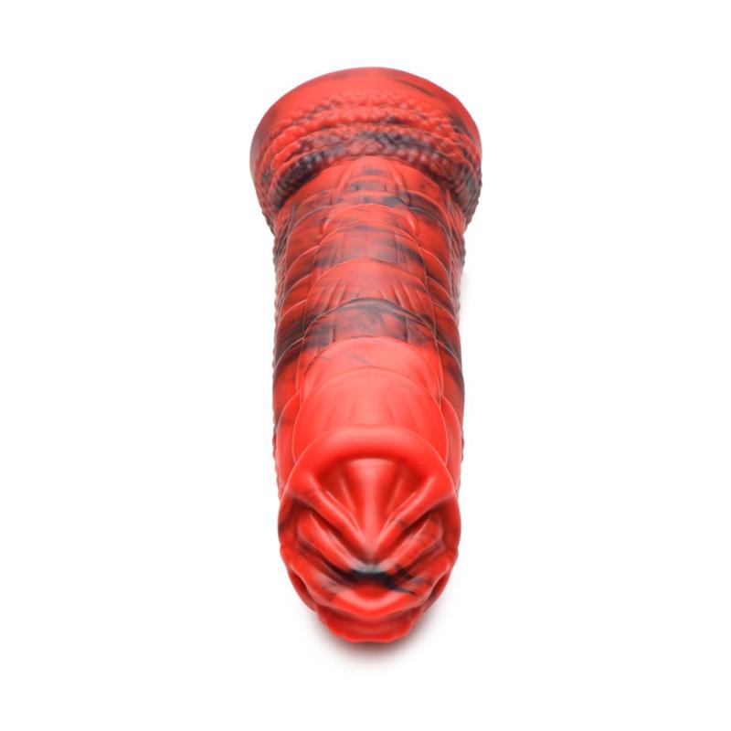 Fire Dragon Red Scaly Dildo Dragón - Imagen 4