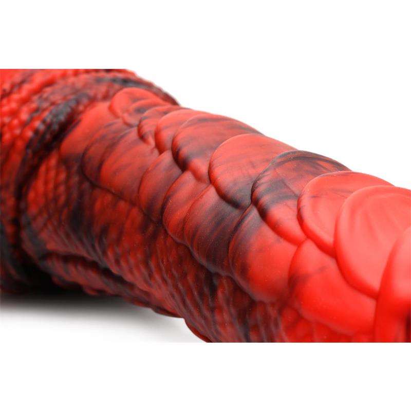 Fire Dragon Red Scaly Dildo Dragón - Imagen 5