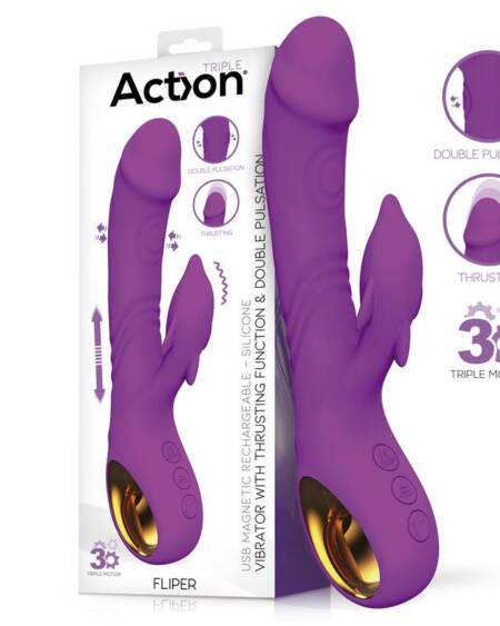 Fliper Vibrador con Thrusting y Doble Pulsación 3 Motores
