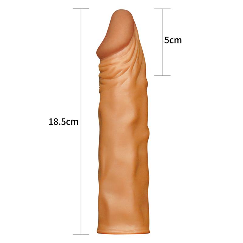 Funda para el Pene Add 2 Pleasure X Tender Marrón - Imagen 5