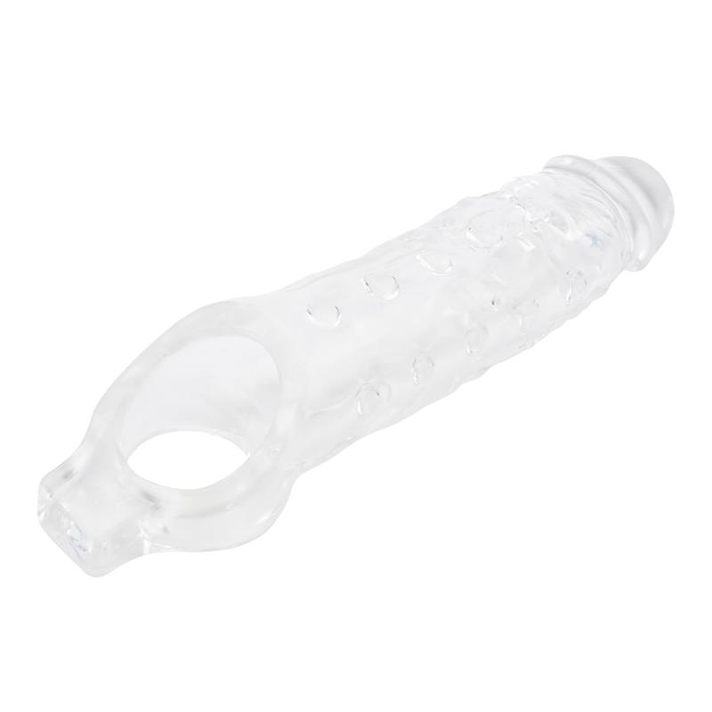 Funda para el Pene con Sujeción para Testículos Mighty Transparente - Imagen 3