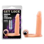 Funda para el Pene con Vibracion 15.5 cm Natural