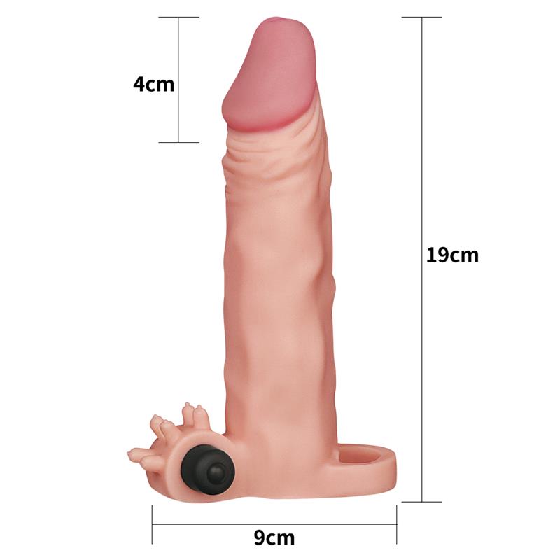 Funda para el Pene con Vibración Add 2 Pleasure X-Tender Natural - Imagen 5