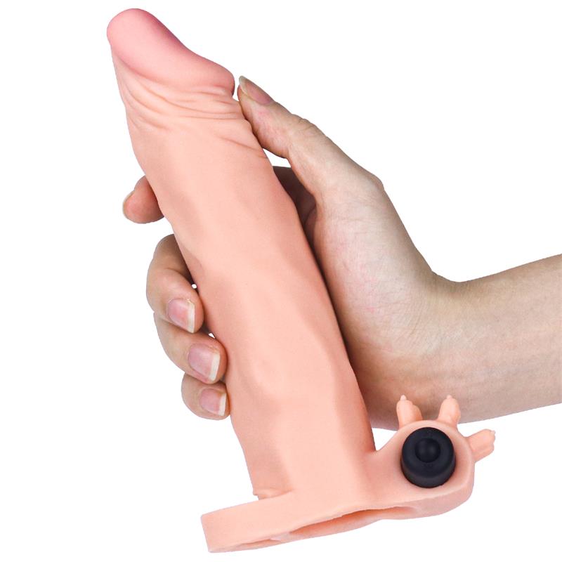 Funda para el Pene con Vibración Add 2 Pleasure X-Tender Natural - Imagen 3