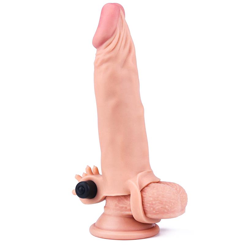 Funda para el Pene con Vibración Add 2 Pleasure X-Tender Natural - Imagen 4