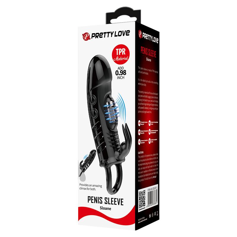 Funda para el Pene con Vibración Negro - Imagen 8