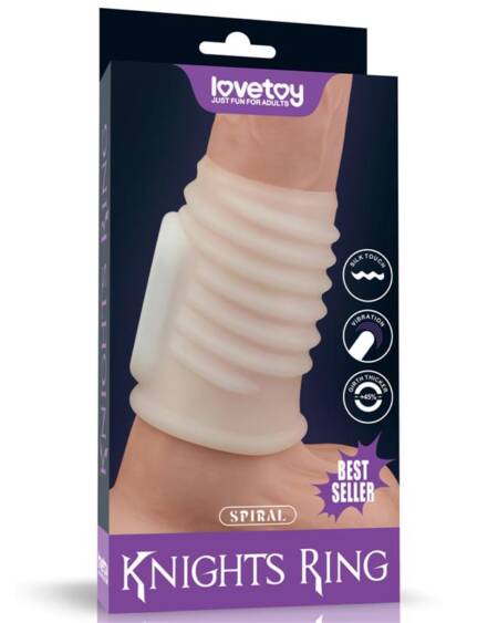 Funda para el Pene con Vibración Spiral Knights