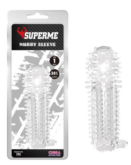 Funda para el Pene Nubby Transparente