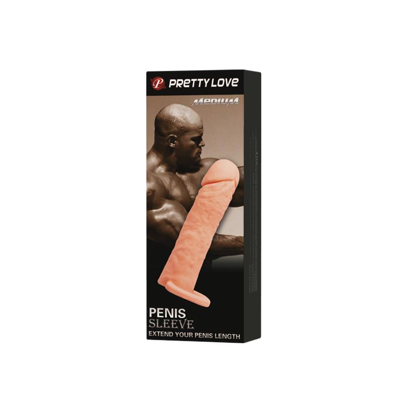 Funda para el Pene Realista Medium Color Natural - Imagen 8