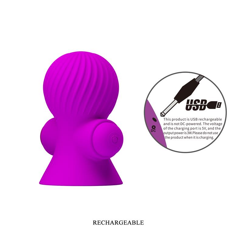 Funda para los Pezones con Vibración Rosa - Imagen 4