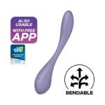 G-Spot Flex 5+ Multi Vibrador con Satisfyer Connect APP Lilac