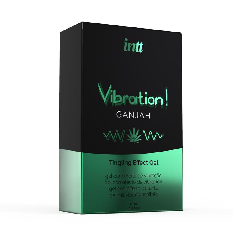 Gel Vibrador Efecto Calor Ganjah 15ml - Imagen 3