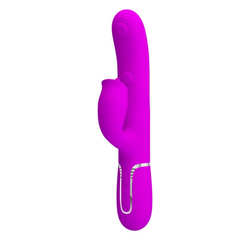 Gigi Vibrador con Licking y Thumping Fucsia - Imagen 2