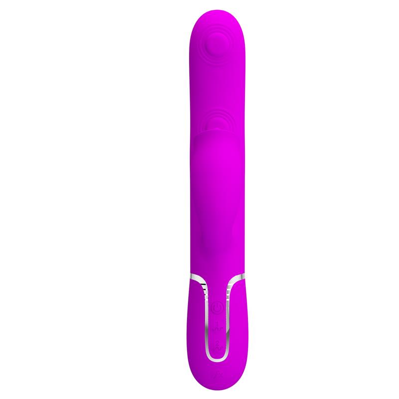 Gigi Vibrador con Licking y Thumping Fucsia - Imagen 3
