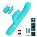 Gigi Vibrador con Licking y Thumping Turquesa