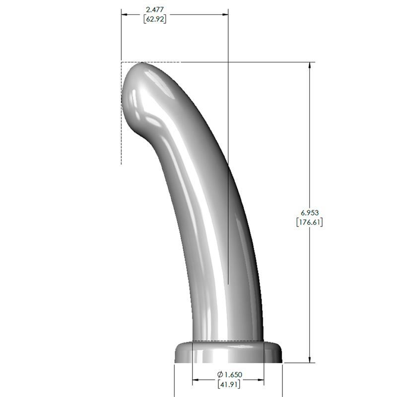 Herspot Dildo Golden Rose Talla Grande - Imagen 7