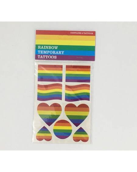 Hoja Tatuajes Temporales Bandera LGBT+
