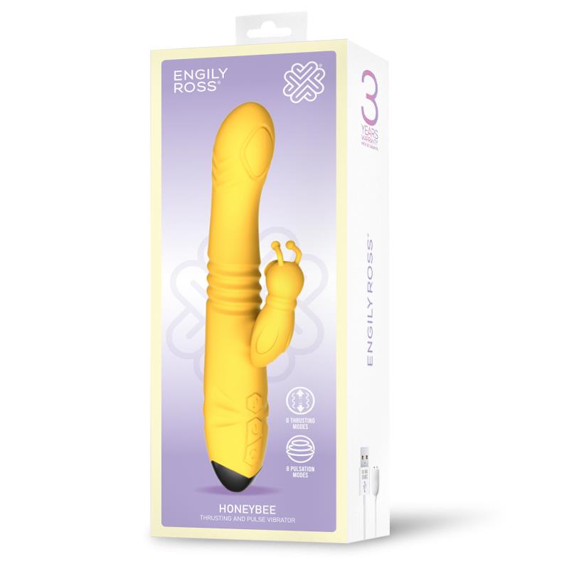 Honeybee Vibrador con Thrusting y Pulsación - Imagen 6