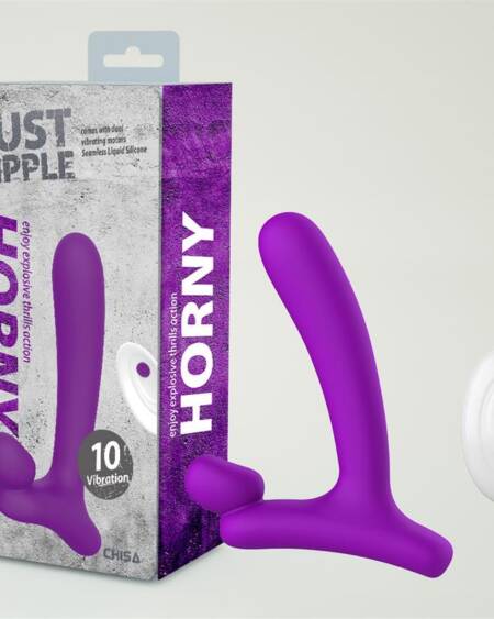 Horny Hunter Plug Anal con Vibración y Control Remoto Silicona Líquida USB