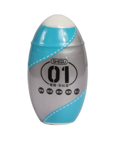 Huevo Masturbador Rainbow Azul