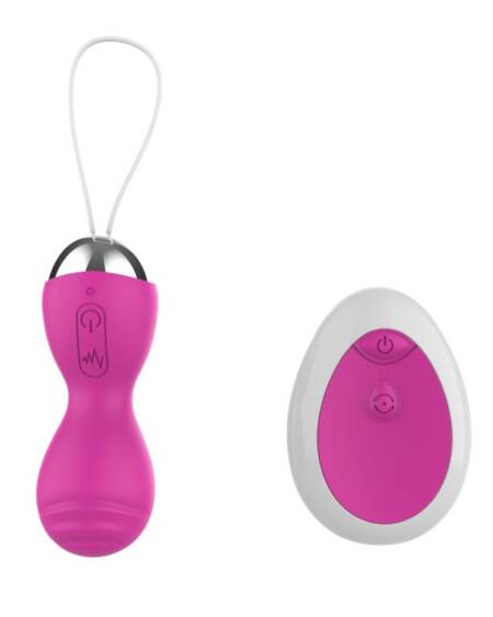Huevo Vibrador con Control Remoto USB Rosa
